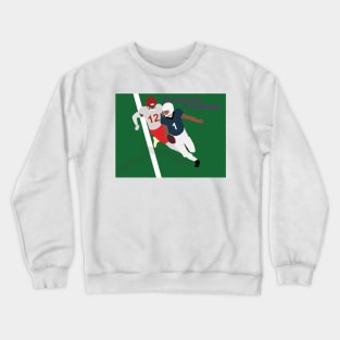 Players while playing American football Crewneck Sweatshirt